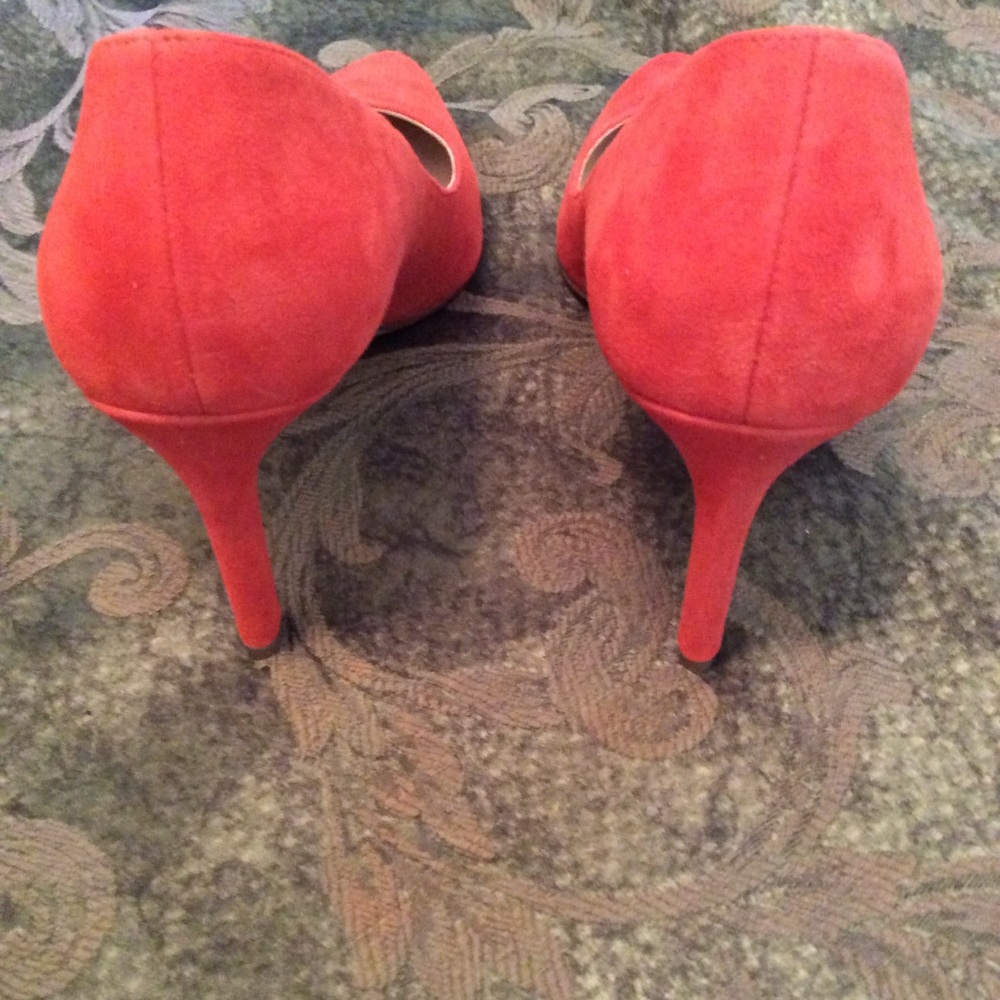 Elegant Redish/orange Women's Heels - Picture 3 of 8